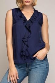  V-neck Ruffle Blouse