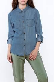  Button Up Chambray Top
