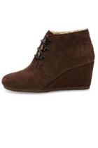  Suede Wedge Boots