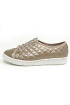  Champagne Quilted Sneaker