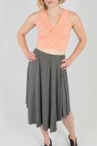 Asymmetrical Jersey Skirt