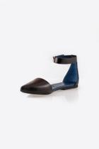 Chiffon Black Flats