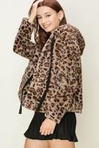  Faux-fur Leopard Jacket