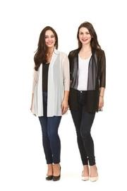 Black Net Cardi