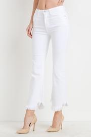  Fray Hem Crop Flare