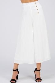  Button Detail Culottes