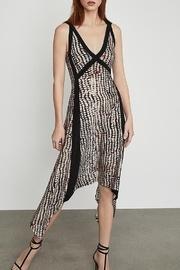  Printed Assymetrical Midi Dress