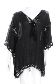 Black Crochet Cover-up