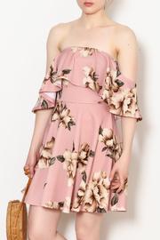  Jena Floral Print Off The Shoulder Dress