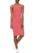  Stripe Bodycon Dress