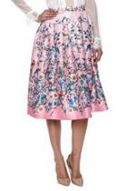  Finch Floral Midi Skirt