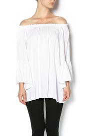 Bell Sleeve Ruffle Top