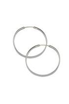  Silver Forged Hoop-x-large