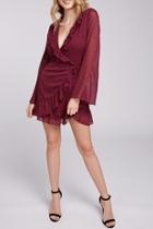  Long-sleeve Wrap Dress