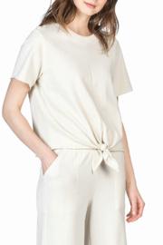  Short Sleeve Tie Top
