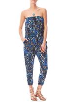  Printed Strapless Jumper