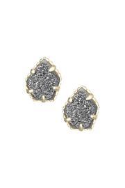  Platinum Drusy Earrings