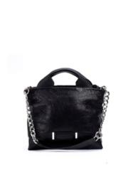  Jackson Satchel With C/b Strap And Extra Leather/silver Chain Handle