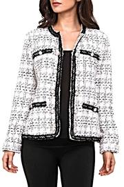 Textured Plaid Jacket