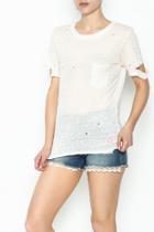  Ripped Sleeve Tee