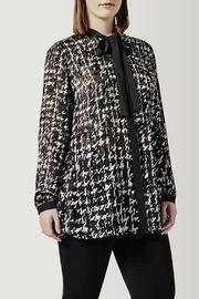  Printed Satin Tunic