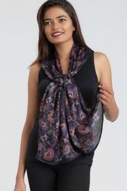  Floral Satin Scarf