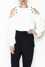  Velvet Button Blouse