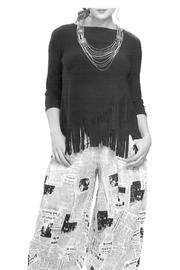 Black Fringe Tunic