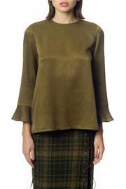  Green Silk Blouse