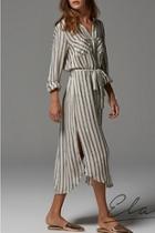  Button Tie Dress