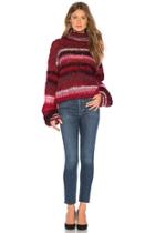  Mohair Striped Sweater