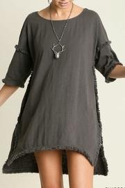  Fringed Hem Tunic