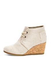  Metallic Linen Bootie