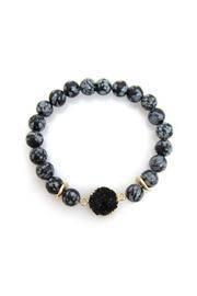  Black Druzy Bracelet