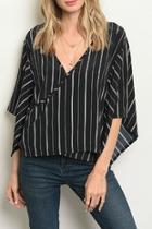  Black/white Blouse