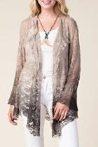  Ombre Lace Cardigan