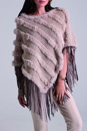  Fur Fringe Poncho