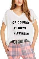  It-buys-happiness V-neck Tee