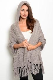  Fringes Hooded Poncho