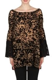  Burnout Lace Tunic