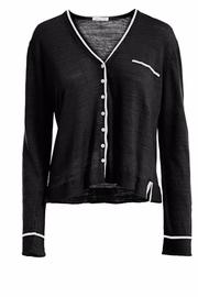  Black Tipped Cardigan