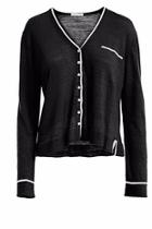  Black Tipped Cardigan