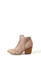  Ally Stacked Heel Bootie