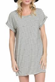  Striped Tee Dress