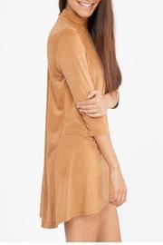  Camel Suede Dress