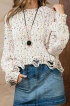  Polka Dot Crop Sweater