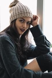  Textured Pom Hat