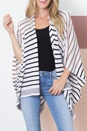  Striped Cardi Wrap