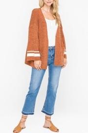  Open-front Bell-sleeve Cardigan