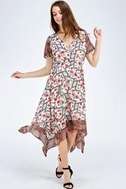  Flloral Print Dress